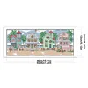 (Small Size)[Brand]Seaside Village - 14CT Stamped Cross Stitch - 54*21cm