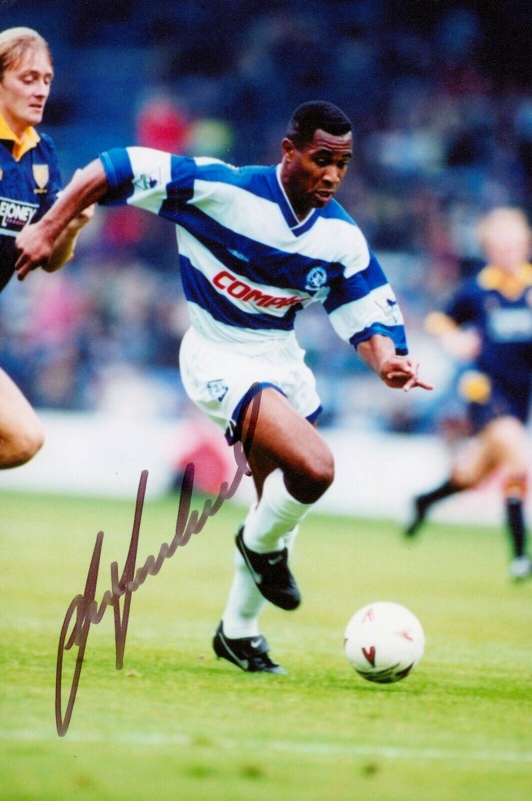 Les Ferdinand Signed 6x4 Photo Poster painting Queens Park Rangers Newcastle Autograph + COA