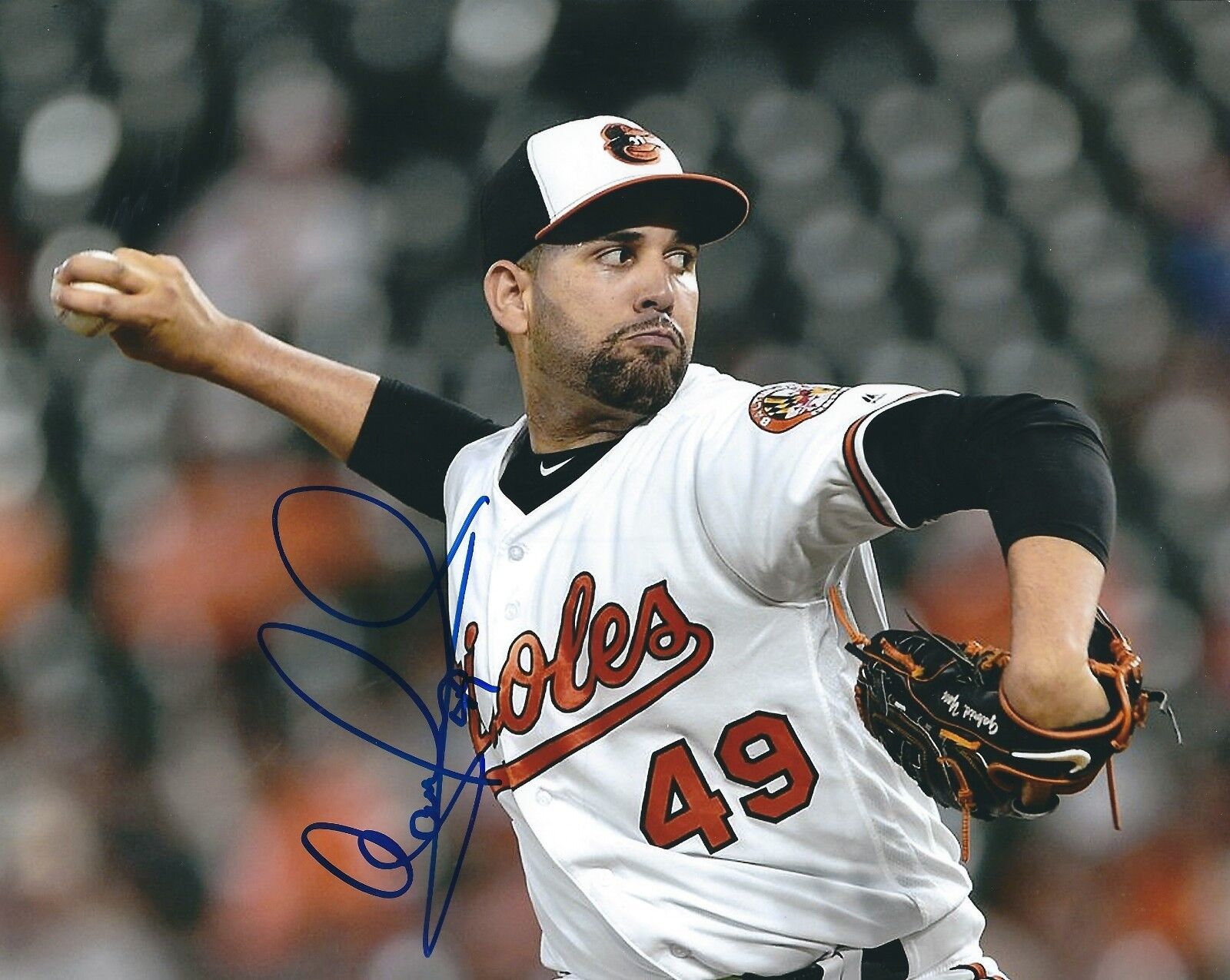 Autographed GABRIEL YNOA Baltimore Orioles 8x10 Photo Poster painting - COA