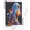Diamond Painting -DIY Round Drill Starry Lion