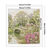 Flower Bridge-14CT Stamped Cross Stitch 42*48cm/16.54*18.9in tapestrymarket
