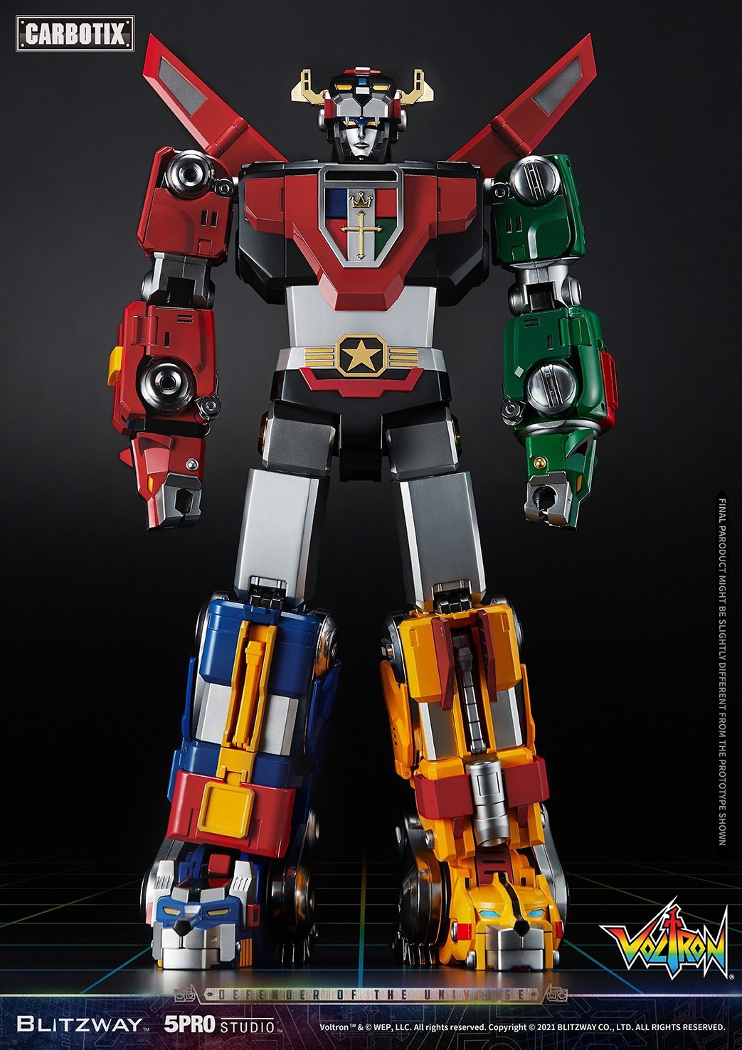 【IN STOCK】Blitzway x 5PRO Studio 5PRO-CA-10401 Voltron Action Figure 