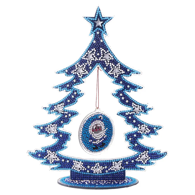 【Pendant】Luminous Christmas Tree DIY Special Shaped Diamond Painting Ornaments Kit gbfke