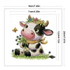Cute Cow-14CT Stamped Cross Stitch 19*20cm/7.48*7.87in