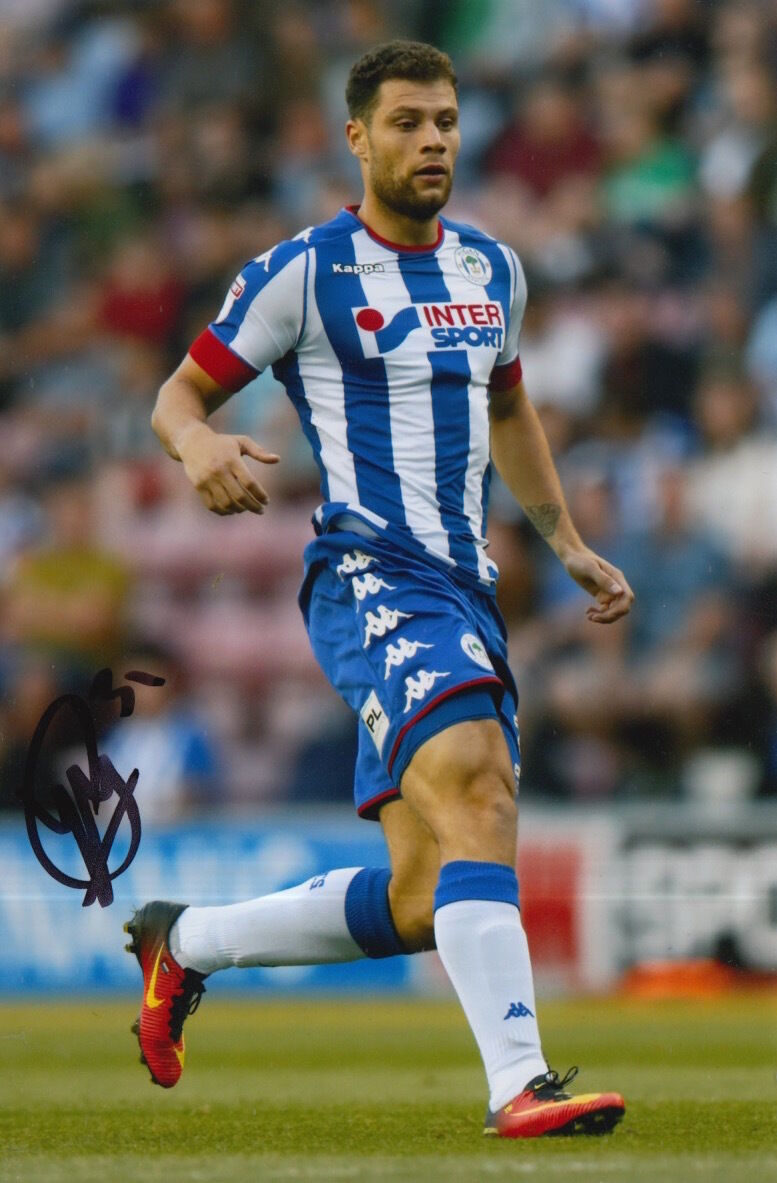 WIGAN ATHLETIC HAND SIGNED YANIC WILDSCHUT 6X4 Photo Poster painting 1.