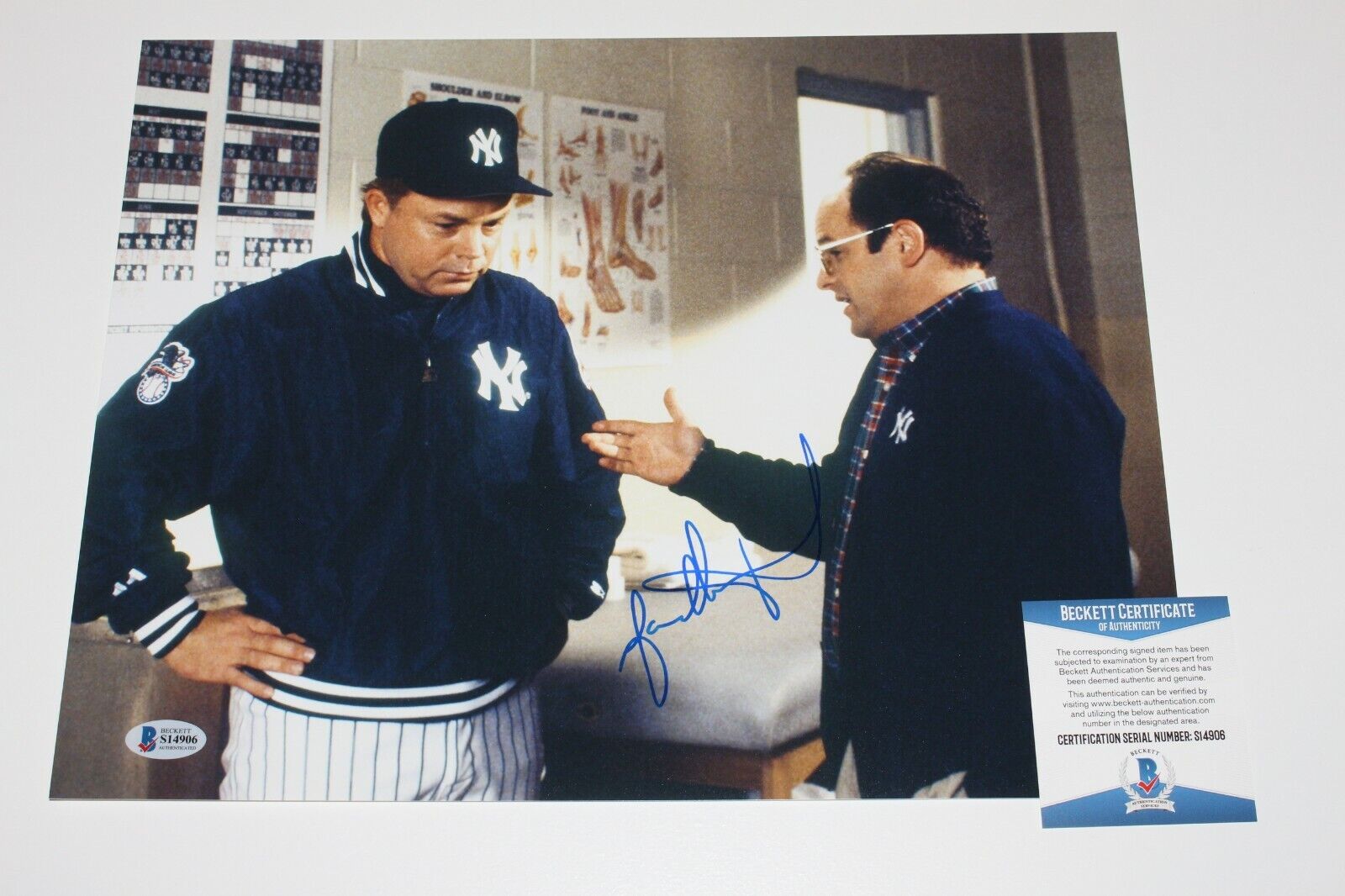 JASON ALEXANDER SIGNED 'SEINFELD' 11x14 Photo Poster painting BECKETT COA GEORGE COSTANZA