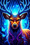 Luxury AB Velvet Diamond Painting Kit - Elk