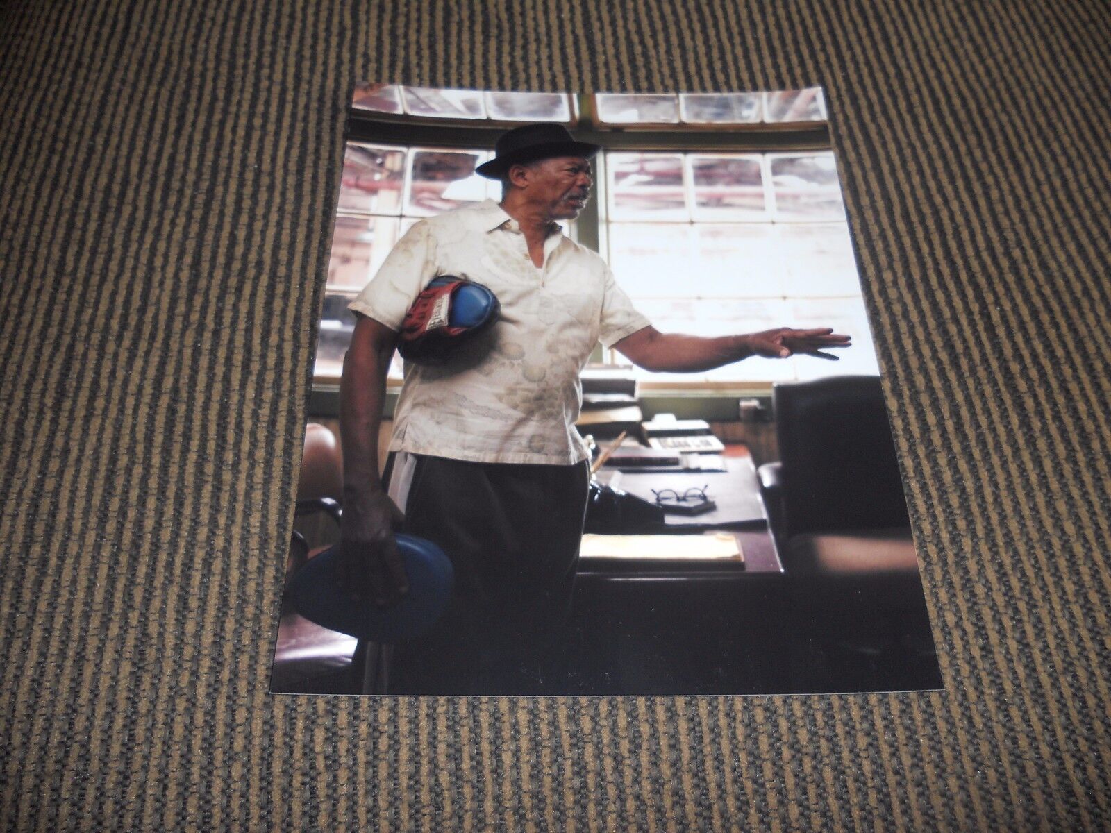 Morgan man Million Dollar Baby Boxing 8 x 10 Color Movie Photo Poster painting #4