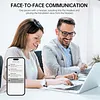 Bluetooth-compatible Translation Earbuds Real Time with Touch Control Color Screen Charging Case AI Language Translator Earbuds for Travel Business
