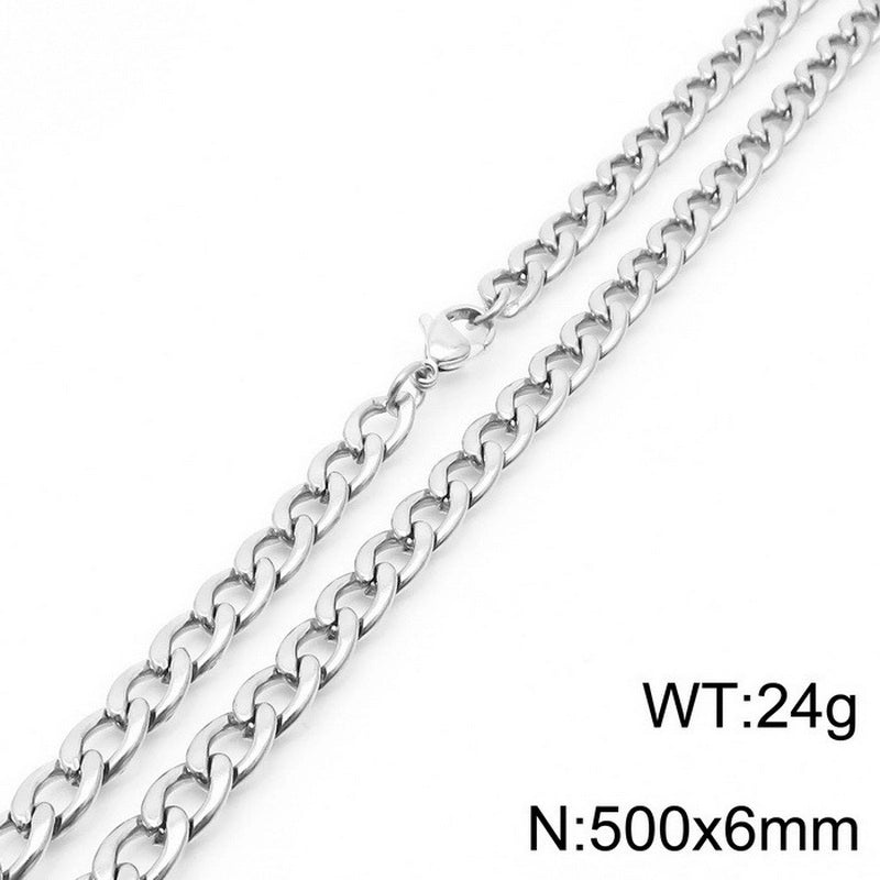 Fashion Geometric Stainless Steel Plating Necklace 1 Piece