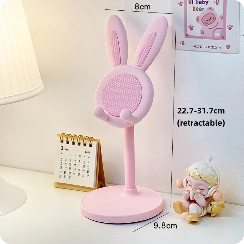 Bunny Mobile Phone Bracket ~ Adjustable Adjustable Student Desktop Lazy Home Selfie Live Support Rack