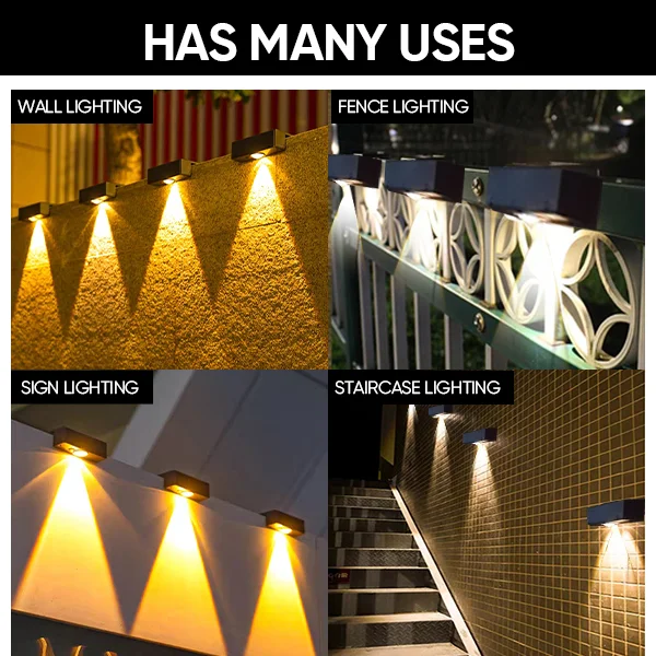 SAKER® Bright Wall Light Solar