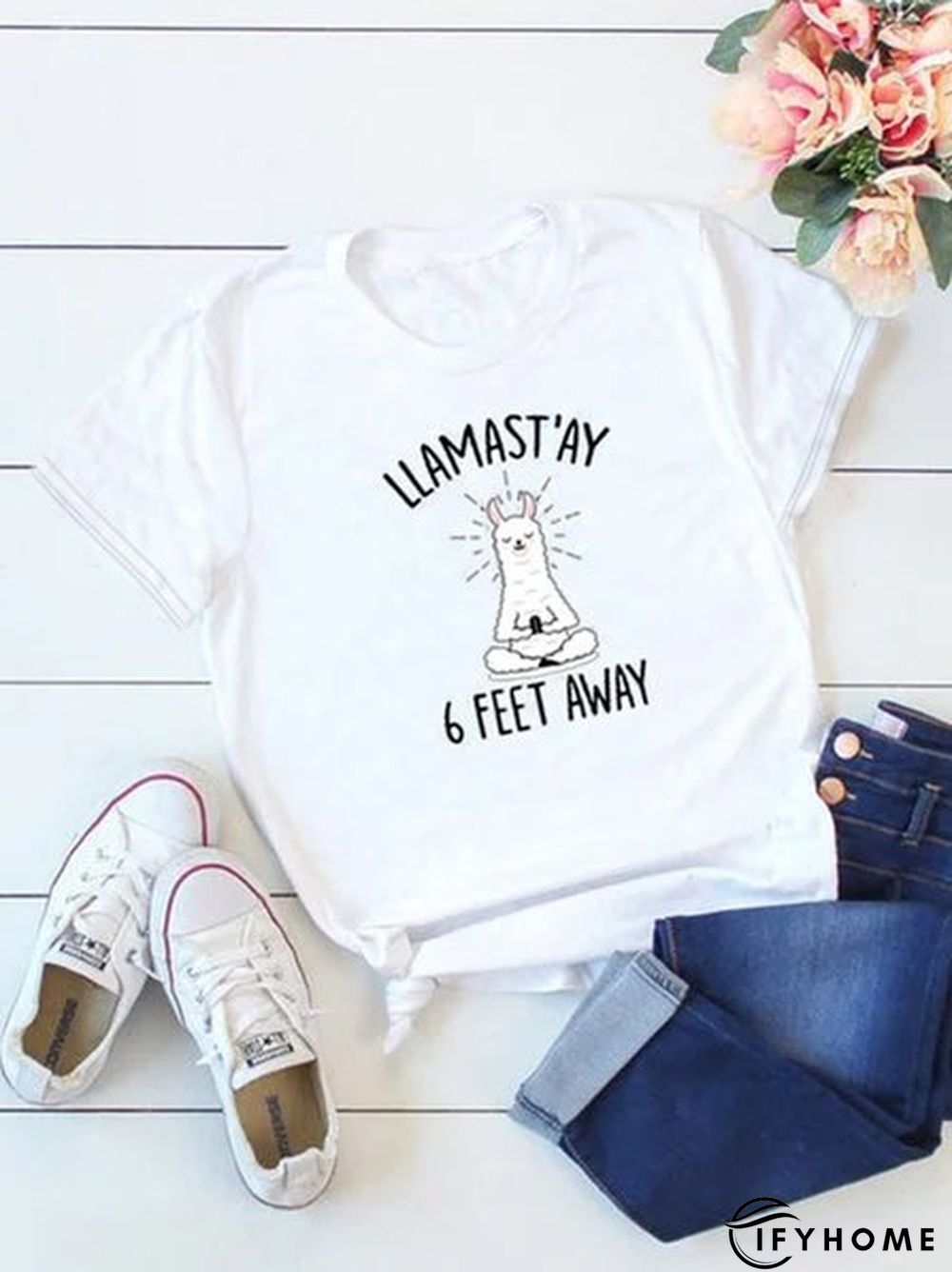 Short Sleeve Casual Cotton-Blend Shirts & Tops | IFYHOME