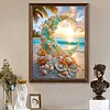 Diamond Painting -DIY Round Drill Crescent Coast Scenery