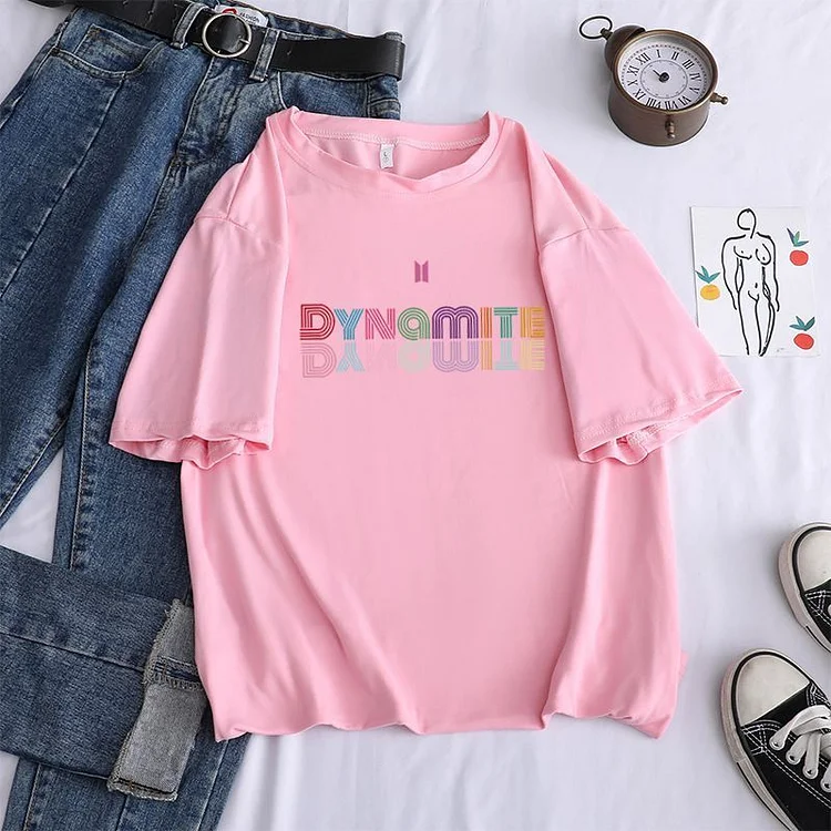 T shirt best sale bts femme