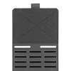 Double-Side Fanny Pack Adapter Panel Chest Hanging Plate for Hunting Vest (Grey)