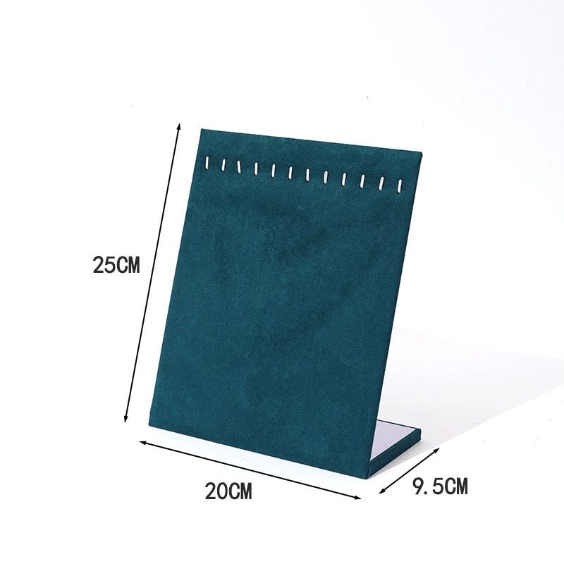 1 Piece Wood Flannel Casual Minimalist L Shape Jewelry Display