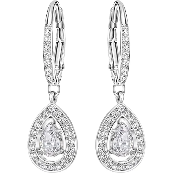 Una Angelic Crystal Drop Earrings