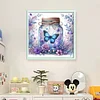 (US Local)Butterfly-18CT Stamped Cross Stitch Kit(50x50cm)