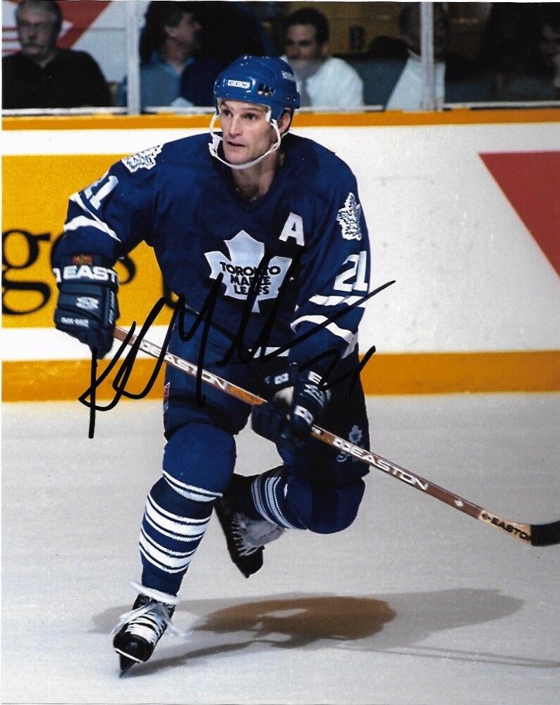 Toronto Maple Leafs Kirk Muller Signed Autographed 8x10 NHL Photo Poster painting COA B