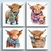 (Multi Style)[Multi-Style]Cute Yak-Full Embroidery 3 strands 11CT Stamped Cross Stitch-40*45CM