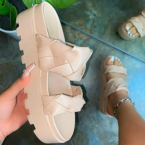 Summer Women Sandals Wedge Sandal Female Casual Slides Woman Platform Shoes Ladies Sandles Beach Sandalias Slippers 2021