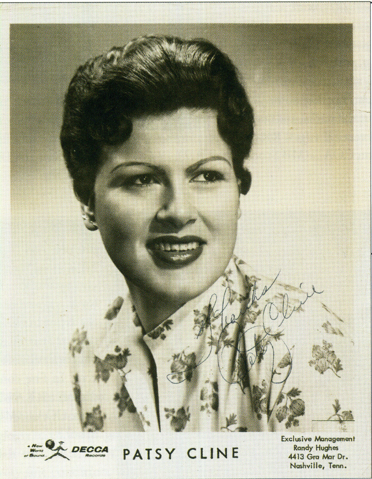 PATSY CLINE Signed Photo Poster paintinggraph - American Country Music Singer Vocalist preprint