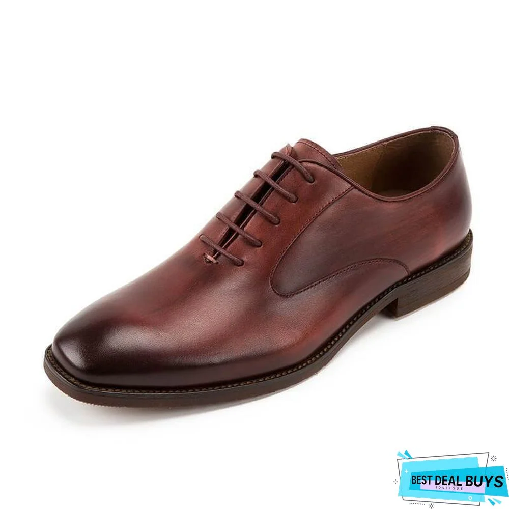 Men's Business Casual Oxford Leather Shoes