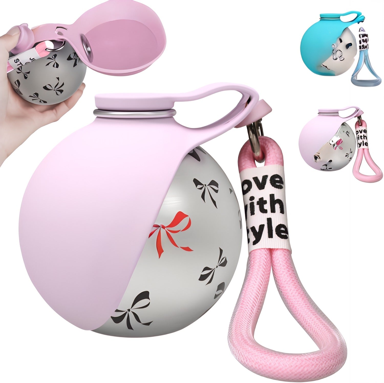 😍50% Discount😍2-in-1 Portable Dog Water Bottle