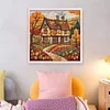 Autumn Cabin-11CT Stamped Cross Stitch 45*45cm/17.72*17.72in