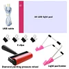 (US Local)Diamond Painting A4 LED Light Pad LED Drawing Board Copy Board Tools (Pink)