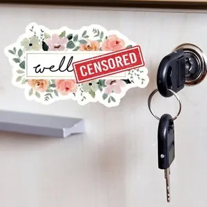 pornhint Pornhint funny magnet NSFW cute well F*** die cut adult swear jar cuss mature banned wfh office gag sassy unfiltered explicit rude bold adulting work NSFW