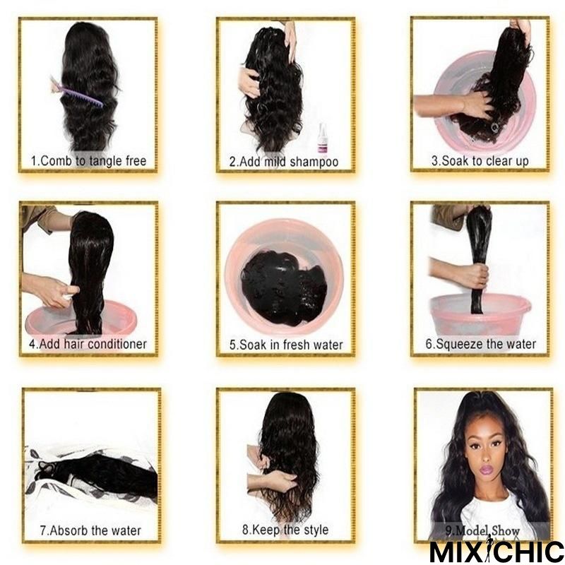 African Small Curly Wig Women's Long Curly Hair