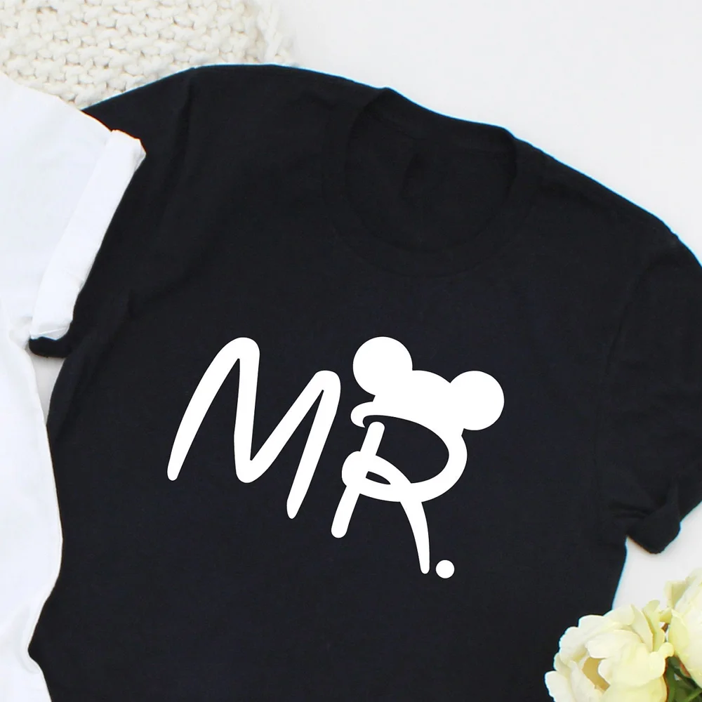 Mr And Mrs Matching Couples T-shirt Funny Unisex Newlywed Honeymoon Gift Tshirt Cute Women Graphic Valentine's Day Tee Shirt Top