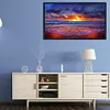 5D DIY Full Round Drill Diamonds Painting Beach Sunrise Home Decor Craft (A5900)