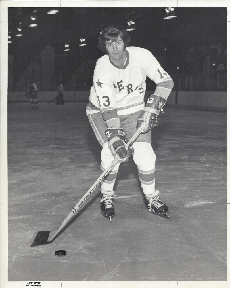 Larry Lund Original Press Photo Poster painting Houston Aeros Rare Witt  B410