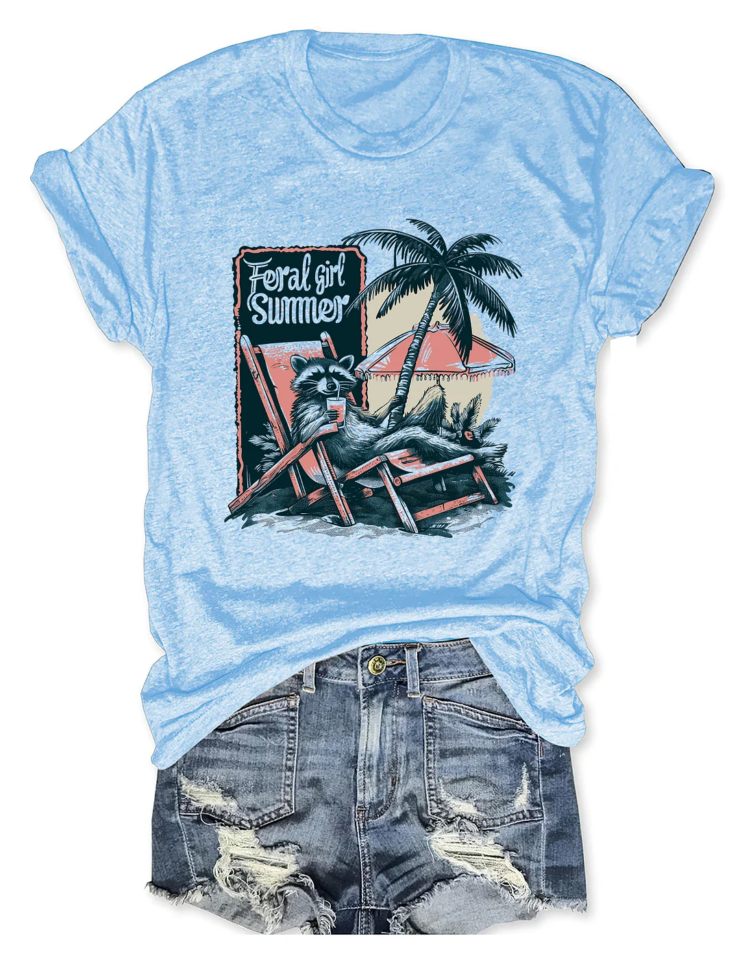 Feral Girl Summer T-shirt