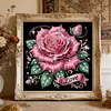 Rosa Rose speziell geformte 5D DIY Teilbohrer Diamanten Punkte Edelsteinkunst-Kits f&uuml;r Erwachsene Anf&auml;nger Wohndekoration Diamanten Gem&auml;lde Edelsteink