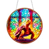Diamond Painting Stained Glass Turtle Window Hanging Suncatcher