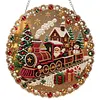 TrainDIY Diamond Painting Pendant 24cm Double-Sided Crystal Resin
