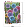 5D DIY Diamond Painting Kits Full Round Drill Color Dandelions Mosaic Craft
