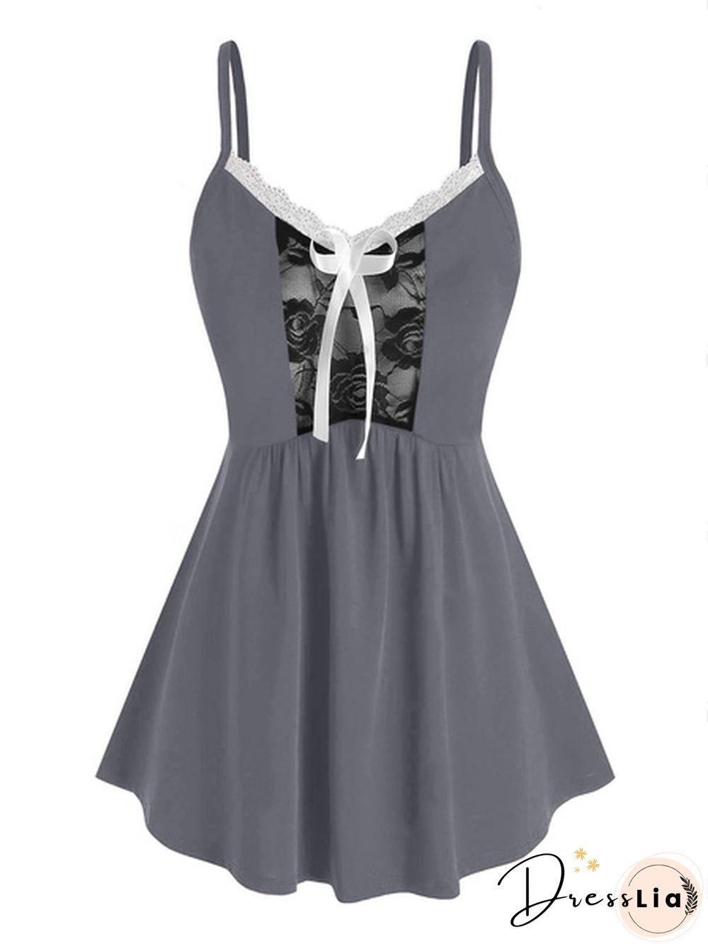 Lace Tank Top Women Sleeveless V Neck Patchwork Cami Tank Tops Summer Casual Multi Colored Fashion Ladies Shirt Tank Top