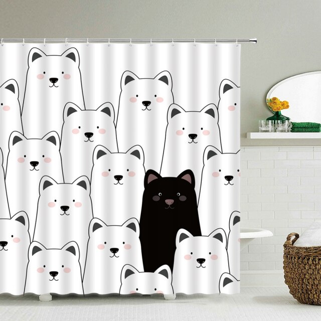 

Shower Curtain – Love Bear-180*180cm, 501 Original