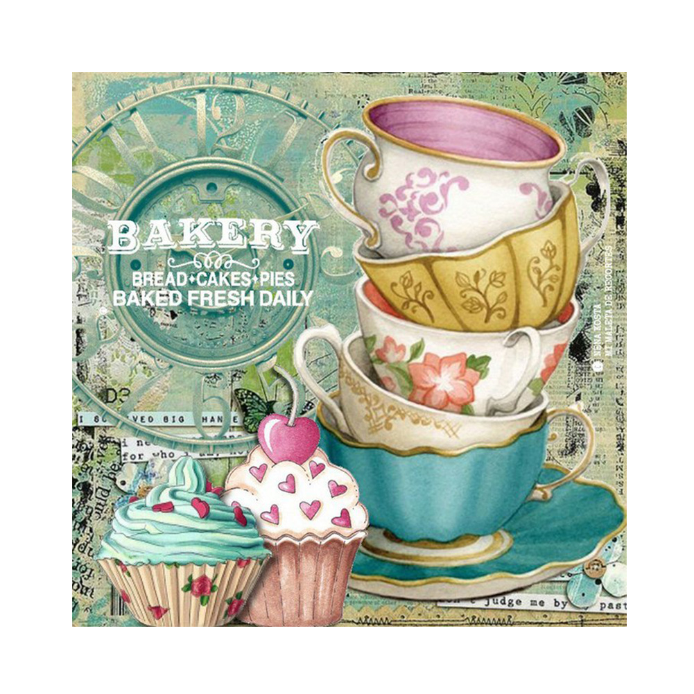 

Coffee Cup - Round Drill Diamond Painting - 40*40CM, 501 Original