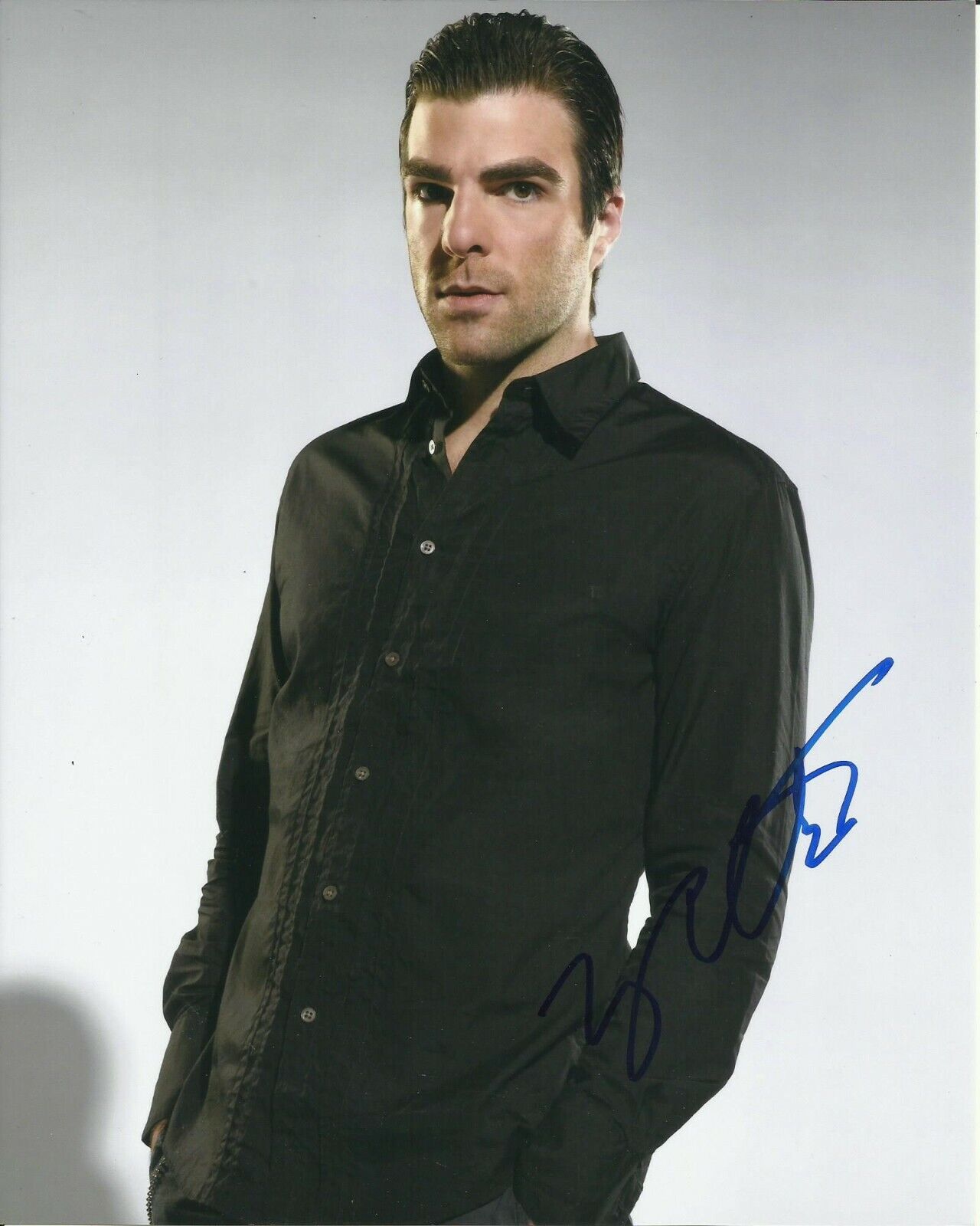 ZACHARY QUINTO SIGNED HEROES Photo Poster painting UACC REG 242 (4)