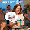 DIY Diamond Art Tissue Box Holder Music and Flowers Design PULeather Crystal Mosaic Desktop Organizer Bag Resin Rhinestone Storage Organizer Gem Art Home Office Decor Craft Gift for Women