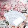 50pcs DIY Diamond Painting Werkzeuge selbstklebende Taschen f&uuml;r Bastelbedarf (wei&szlig;)