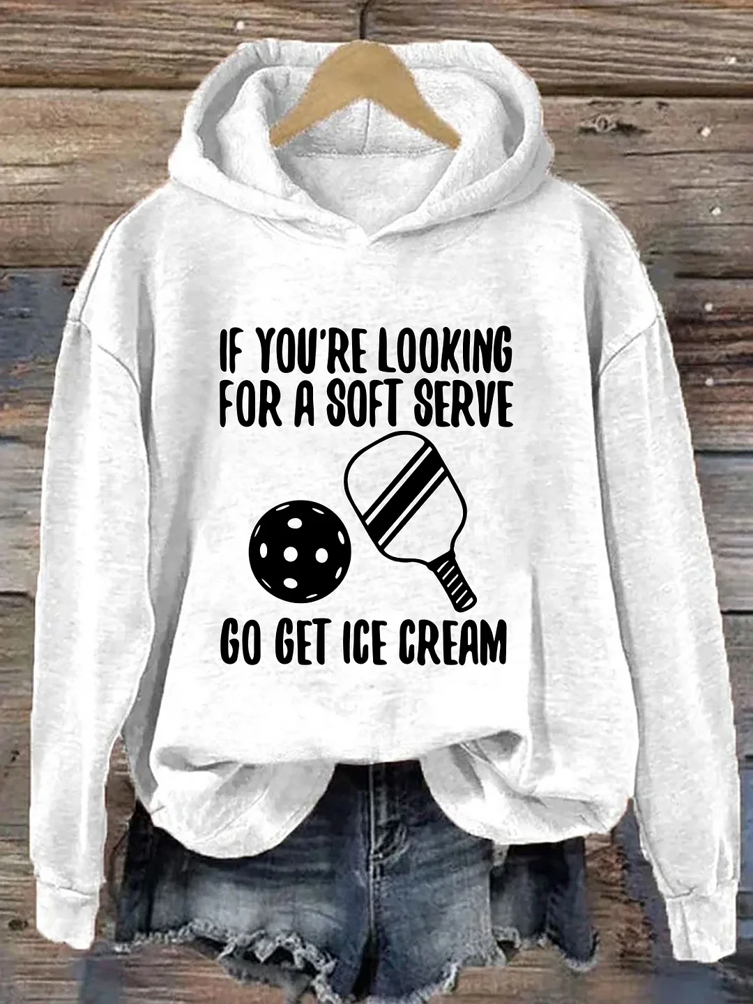 If You're Looking For A Soft Serve Go Get Ice Cream Hoodie
