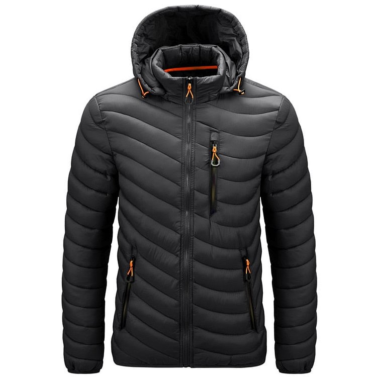 CHAIFENKO Brand Winter Warm Waterproof Jacket Men New Autumn Thick Hooded Parkas Mens Fashion Casual Slim Jacket Coat Men - BlackFridayBuys