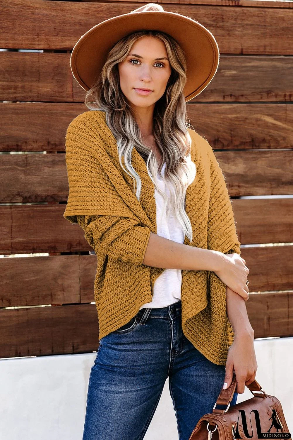 MidiSono - Cashmere Blend Convertible Cardigan